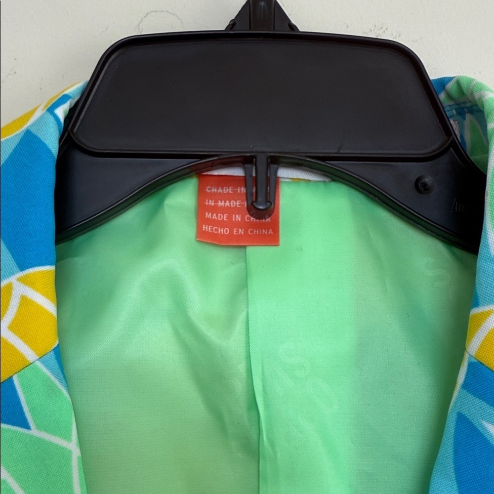 New OppoSuits Pineapple Print Blazer - Blue and Yellow - Picture 11 of 14